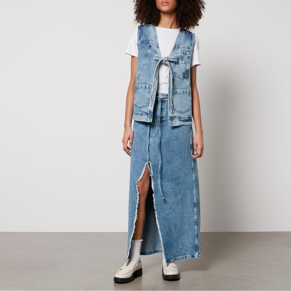 Damson Madder Dilly Denim Vest UK 6